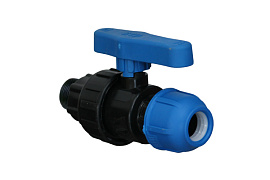 Кран шаровой ПНД НР 32х1 PN10 РосТурПласт 15466 Кран шаровой ПНД НР 32х1 PN10 РосТурПласт 15466