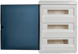 Бокс пластиковый ЩРН-П-54 IP41 навесной TEKFOR черн. прозр. дверь 535х398х102 TF5-KP12-N-54-41-K01-K03 /уп.1шт/ IEK Бокс пластиковый ЩРН-П-54 IP41 навесной TEKFOR черн. прозр. дверь 535х398х102 TF5-KP12-N-54-41-K01-K03 /уп.1шт/ IEK