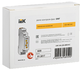 Реле фаз ORF 05. 3ф 220-460 В AC IEK ORF-05-220-460VAC IEK Реле фаз ORF 05. 3ф 220-460 В AC IEK ORF-05-220-460VAC IEK