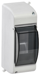 Бокс пластиковый КМПн 2/2 IP30 навесной KREPTA 3, с прозр.крышкой MKP42-N-02-30-20 /20  шт/ IEK Бокс пластиковый КМПн 2/2 IP30 навесной KREPTA 3, с прозр.крышкой MKP42-N-02-30-20 /20  шт/ IEK