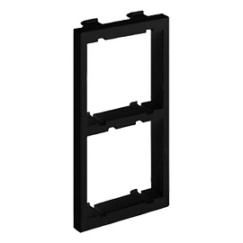 Simon Connect Адаптер графит вертикальный на 2 модуля K45 45х45мм, CIMA-модуль 52x108 мм S62-14 Simon Connect Адаптер графит вертикальный на 2 модуля K45 45х45мм, CIMA-модуль 52x108 мм S62-14