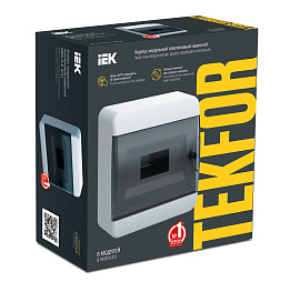 Бокс пластиковый ЩРН-П- 8 IP41 навесной TEKFOR черн. прозр. дверь 240х218х102 TF5-KP12-N-08-41-K01-K03 /уп.4шт/ IEK Бокс пластиковый ЩРН-П- 8 IP41 навесной TEKFOR черн. прозр. дверь 240х218х102 TF5-KP12-N-08-41-K01-K03 /уп.4шт/ IEK