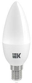 Лампа светодиодная    7Вт Е14 C35 3000К 630Лм матовая 230В Свеча ECO LLE-C35-7-230-30-Е14 IEK Лампа светодиодная    7Вт Е14 C35 3000К 630Лм матовая 230В Свеча ECO LLE-C35-7-230-30-Е14 IEK