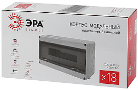 Бокс пластиковый КМПн-18 IP65 навесной Б0046408 ЭРА Бокс пластиковый КМПн-18 IP65 навесной Б0046408 ЭРА