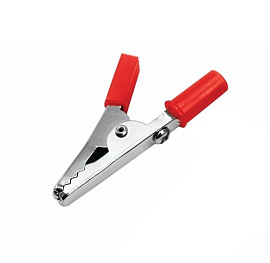 Зажим "Крокодил" 5А 55мм FD-1706 Rexant (красный) Зажим "Крокодил" 5А 55мм FD-1706 Rexant (красный)