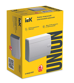 Бокс пластиковый ЩРН-П- 8 IP41 навесной UNION Compact бел. дв. 170х218х103 UIC-KP13-N-08-41-K01 /уп.8шт/ IEK Бокс пластиковый ЩРН-П- 8 IP41 навесной UNION Compact бел. дв. 170х218х103 UIC-KP13-N-08-41-K01 /уп.8шт/ IEK