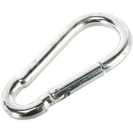 Карабин DIN5299C пружинный усиленный М 5 цинк Карабин DIN5299C пружинный усиленный М 5 цинк