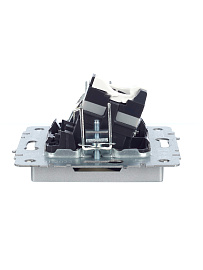 Розетка ТВ+комп. TV+RJ45 кат.5E алюминий мех-м BRITE РТВ/РК12-БрА BR-AK20-1-K47 IEK Розетка ТВ+комп. TV+RJ45 кат.5E алюминий мех-м BRITE РТВ/РК12-БрА BR-AK20-1-K47 IEK