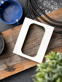 Рамка для розеток Стокгольм 2 поста белый с линией цвета зеленый EYM-G-302-20 EKF PROxima Рамка для розеток Стокгольм 2 поста белый с линией цвета зеленый EYM-G-302-20 EKF PROxima