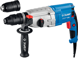 Перфоратор SDS-plus 800Вт 3.2 Дж 0-1200об/мин ЗУБР ЗП-28-800 КМ Перфоратор SDS-plus 800Вт 3.2 Дж 0-1200об/мин ЗУБР ЗП-28-800 КМ