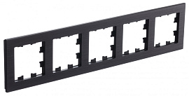 Рамка 5-постовая ATLASDESIGN NATURE МЕТАЛЛ ОНИКС ATN312305 Systeme Electric Рамка 5-постовая ATLASDESIGN NATURE МЕТАЛЛ ОНИКС ATN312305 Systeme Electric