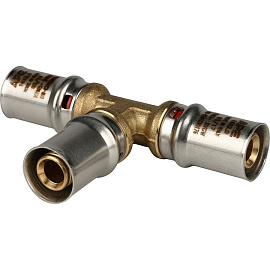 Пресс-фитинг тройник 16х16х16 STOUT SFP-0006-161616 Пресс-фитинг тройник 16х16х16 STOUT SFP-0006-161616
