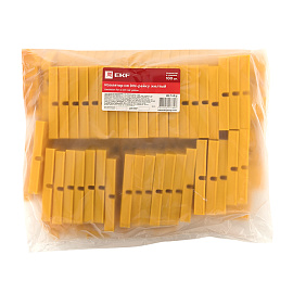 Изолятор на DIN-рейку желтый ak-1-4-y EKF PROxima Изолятор на DIN-рейку желтый ak-1-4-y EKF PROxima