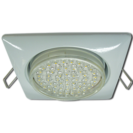 Светильник встраиваемый (даунлайт) DL GX53 H4 Square, квадратный без рефлектора, белый FW53S4ECB ECOLA 107*41 Светильник встраиваемый (даунлайт) DL GX53 H4 Square, квадратный без рефлектора, белый FW53S4ECB ECOLA 107*41