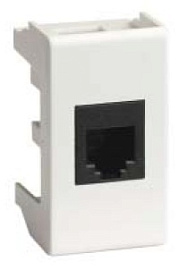 Розетка RJ45 компьютерная VIVA кат.5e экранированная белый 45048 DKC Розетка RJ45 компьютерная VIVA кат.5e экранированная белый 45048 DKC