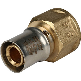 Пресс-фитинг муфта с переходом на ВР 3/4"х20 STOUT SFP-0002-003420 Пресс-фитинг муфта с переходом на ВР 3/4"х20 STOUT SFP-0002-003420