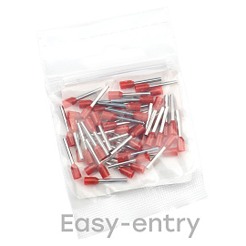 Наконечник НШВИ  1-8 штыревой втулочный изолированный (уп 50шт) EKF nhvi-1.0-8 /10 уп/ Наконечник НШВИ  1-8 штыревой втулочный изолированный (уп 50шт) EKF nhvi-1.0-8 /10 уп/