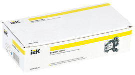 Клемма зажимная 2-4 мм.кв* (JXB-35) (ЗНИ-4 мм2) СИНИЙ (НОЛЬ) (YZN10-004-K07) IEK Клемма зажимная 2-4 мм.кв* (JXB-35) (ЗНИ-4 мм2) СИНИЙ (НОЛЬ) (YZN10-004-K07) IEK