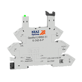Розетка для реле OptiRel G RR93-51-6-24D-6-P 281160 КЭАЗ Розетка для реле OptiRel G RR93-51-6-24D-6-P 281160 КЭАЗ