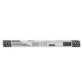 Лампа люминесцентная линейная ЛЛ 15 Вт T8 G13 EFL-T8-15/UVCB/G13/CU/V ультрафиолет бактерицидная UVC 253,7 нм.ТМ Volpe UL-00007401 1000ч Лампа люминесцентная линейная ЛЛ 15 Вт T8 G13 EFL-T8-15/UVCB/G13/CU/V ультрафиолет бактерицидная UVC 253,7 нм.ТМ Volpe UL-00007401 1000ч