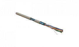 Кабель витая пара экранированная F/UTP кат.5e 4x2x0,51 (24 AWG) PVC Серая одножильная внутренняя FUTP4-C5E-S24-IN-PVC-GY-305 Hyperline Кабель витая пара экранированная F/UTP кат.5e 4x2x0,51 (24 AWG) PVC Серая одножильная внутренняя FUTP4-C5E-S24-IN-PVC-GY-305 Hyperline