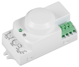 Датчик движения для включения света микроволновый ДД-МВ 201 белый, 1200Вт,угол обз 360градусов, дальность 8м IP20 IEK LDD11-201MB-1200-001 Датчик движения для включения света микроволновый ДД-МВ 201 белый, 1200Вт,угол обз 360градусов, дальность 8м IP20 IEK LDD11-201MB-1200-001