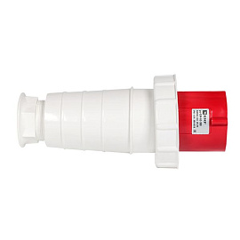 Вилка кабельная силовая переносная 034 3Р+РЕ 63А 380В IP67 (ps-034-63-380) EKF Вилка кабельная силовая переносная 034 3Р+РЕ 63А 380В IP67 (ps-034-63-380) EKF