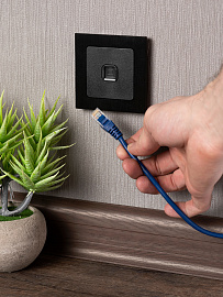Розетка RJ45 компьютерная Стокгольм скрытой установки механизм черный EZK01-035-10 EKF PROxima Розетка RJ45 компьютерная Стокгольм скрытой установки механизм черный EZK01-035-10 EKF PROxima