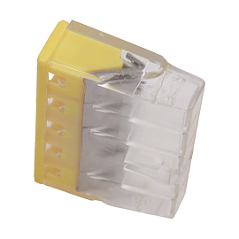 Клемма СМК 5 проводников 0,5-2,5 мм.кв 773-515 с пастой NVO303020100010 Turmalion Клемма СМК 5 проводников 0,5-2,5 мм.кв 773-515 с пастой NVO303020100010 Turmalion