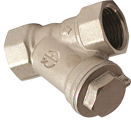 Фильтр латунный грубой очистки косой 1/2" ВР AQUALINK 01324 Фильтр латунный грубой очистки косой 1/2" ВР AQUALINK 01324