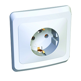 Розетка ЭТЮД скрытой установки с заземлением белый PC16-003B Systeme Electric Розетка ЭТЮД скрытой установки с заземлением белый PC16-003B Systeme Electric