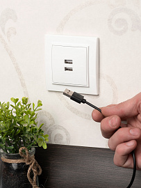 Розетка 2 USB Минск скрытой установки 2,1А+2,1А в сборе белый ERR-2 USB-100 EKF Розетка 2 USB Минск скрытой установки 2,1А+2,1А в сборе белый ERR-2 USB-100 EKF