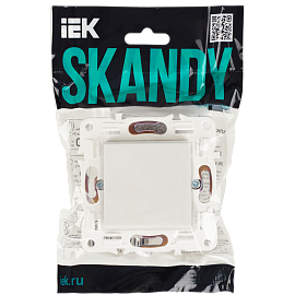 Выключатель 1-клавишный перекрестный 10А SK-V03W арктический белый SKANDY SK-V13-0-10-K01 IEK Выключатель 1-клавишный перекрестный 10А SK-V03W арктический белый SKANDY SK-V13-0-10-K01 IEK