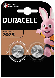 Батарейка (элемент питания) CR2025 3V BL2  Б0037272 Duracell Батарейка (элемент питания) CR2025 3V BL2  Б0037272 Duracell