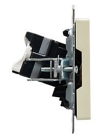 Розетка комп.+комп. RJ45+RJ45 кат.5E бежевый мех-м BRITE РК10-2-БрКр BR-K20-1-K10 IEK Розетка комп.+комп. RJ45+RJ45 кат.5E бежевый мех-м BRITE РК10-2-БрКр BR-K20-1-K10 IEK