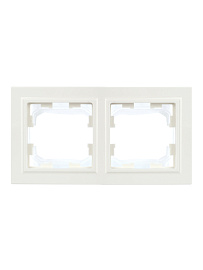 Рамка 2-местная IP44 РУ-2-БрБ-44 белый BR-M22-44-K01 BRITE  IEK Рамка 2-местная IP44 РУ-2-БрБ-44 белый BR-M22-44-K01 BRITE  IEK