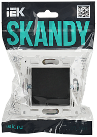 Выключатель 1-клавишный 10А SK-V01Bl черный SKANDY SK-V10-0-10-K02 IEK Выключатель 1-клавишный 10А SK-V01Bl черный SKANDY SK-V10-0-10-K02 IEK