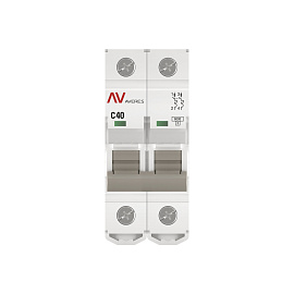 Выключатель автоматический 40А 2П двухполюсный C 6kA AV-6 AVERES mcb6-2-40C-av EKF Выключатель автоматический 40А 2П двухполюсный C 6kA AV-6 AVERES mcb6-2-40C-av EKF