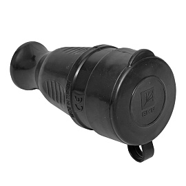 Розетка кабельная переносная одноместная с защитной крышкой каучуковая 230В 2P+PE 16A IP44 RPS-012-16-230-44-r EKF PRO Розетка кабельная переносная одноместная с защитной крышкой каучуковая 230В 2P+PE 16A IP44 RPS-012-16-230-44-r EKF PRO