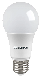 Лампа светодиодная A60 груша 20Вт 230В 6500К E27 GENERICA Лампа светодиодная A60 груша 20Вт 230В 6500К E27 GENERICA