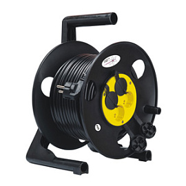 Удлинитель 50 метров, У1С-4-50, 4гнезда с заземлением. катушка пластиковая, IP44, ПВС 3*2,5, 3500Вт, 16А Удлинитель 50 метров, У1С-4-50, 4гнезда с заземлением. катушка пластиковая, IP44, ПВС 3*2,5, 3500Вт, 16А