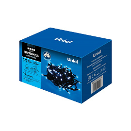 Гирлянда Нить 10м 120Led холодный белый свет эффект мерцания черный провод 1,5м IP67 ULD-S1000 UL-00003944 Uniel Гирлянда Нить 10м 120Led холодный белый свет эффект мерцания черный провод 1,5м IP67 ULD-S1000 UL-00003944 Uniel