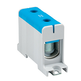 Клемма силовая вводная КСВ одинарная 35-150 кв.мм синяя plc-kvs-35-150-blue EKF Клемма силовая вводная КСВ одинарная 35-150 кв.мм синяя plc-kvs-35-150-blue EKF