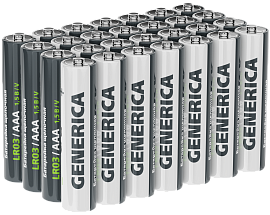 Батарейка (элемент питания) щелочная Alkaline LR03/ААА (28/бокс)  ABT-LR03-ST-B28-G GENERICA Батарейка (элемент питания) щелочная Alkaline LR03/ААА (28/бокс)  ABT-LR03-ST-B28-G GENERICA