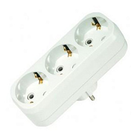 Разветвитель тройной с заземлением 16А, 10033 Makel Разветвитель тройной с заземлением 16А, 10033 Makel