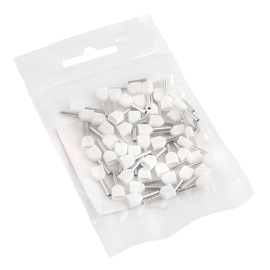 Наконечник НШВИ(2)  0.5-8 штыревой втулочный изолированный двойной  (уп 50шт) EKF nhvi2-0.5-8 /10 уп/ Наконечник НШВИ(2)  0.5-8 штыревой втулочный изолированный двойной  (уп 50шт) EKF nhvi2-0.5-8 /10 уп/