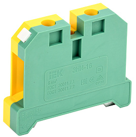 Клемма зажимная 16 мм.кв (JXB-земля) (ЗНИ-16 PEN -16мм2) (YZN20-016-K52) IEK Клемма зажимная 16 мм.кв (JXB-земля) (ЗНИ-16 PEN -16мм2) (YZN20-016-K52) IEK