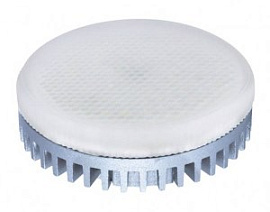 Лампа светодиодная 7 Вт GX53 2700К 490Лм матовая 230В таблетка Jazzway Лампа светодиодная 7 Вт GX53 2700К 490Лм матовая 230В таблетка Jazzway