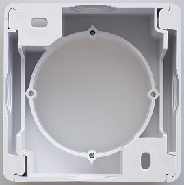 Коробка наружного монтажа GLOSSA белый GSL000100 Systeme Electric Коробка наружного монтажа GLOSSA белый GSL000100 Systeme Electric