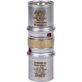 Пресс-фитинг муфта прямая 20х20 STOUT SFP-0003-002020 Пресс-фитинг муфта прямая 20х20 STOUT SFP-0003-002020